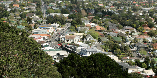 I live on Mt Eden Rd and for several months work has been carried out widening the footpaths at the Mt Eden shops. Photo / APN