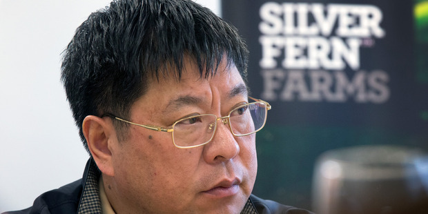 Shen Wei Ping of Shangahi Maling Aquarius Co, the Chinese company in line to take over Silver Fern Farms. Photo / Nick Reed