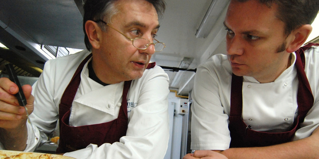 British-based french Chef Raymond Blanc, left. Photo / Supplied