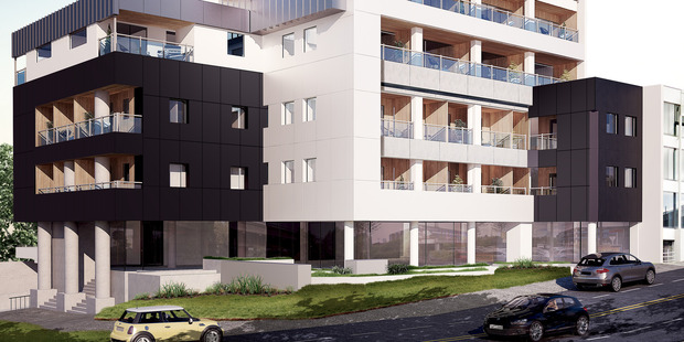 The Kosmopolis could be the first residential apartment block in Auckland to be fully fitted with smart home technology. Photo / Supplied
