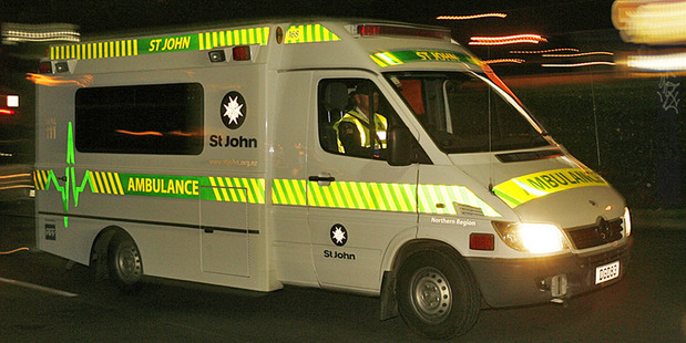 The man suffered a medical event while at the wheel, and crashed into a building. Photo / File