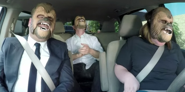 What happens when you put three Wookies in one car? Madness.