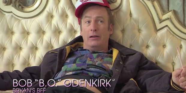 Bob Odenkirk ditches the suit for a more laid back look.