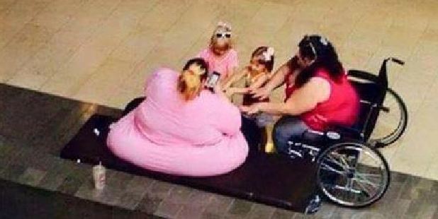 The woman who unwittingly became the victim of body shaming. Photo / Facebook