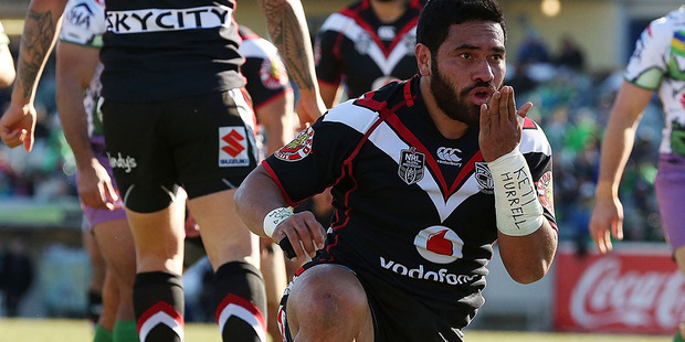 Konrad Hurrell will play for the Titans this weekend. Photo / Getty