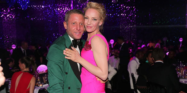 Lapo Elkann and Uma Thurman. Photo / Getty Images