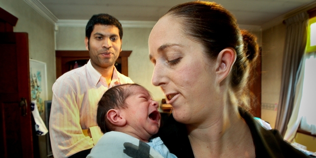 Francky Godinho and Kathryn Ryan are unhappy with the treatment they received at Hawke's Bay Hospital after their son Lucas Augustine Godinho was born. Photo / Warren Buckland