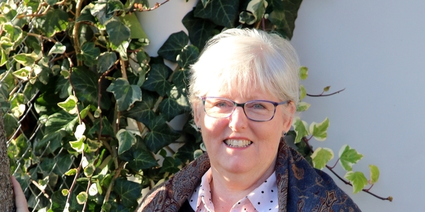 HAND UP: Doreen Hardy says she now has the time to dedicate to the Whanganui District Council. PHOTO/STUART MUNRO