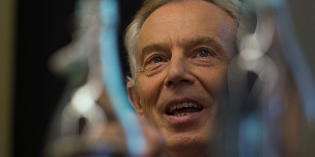 Former British Prime Minister Tony Blair. Photo / AP