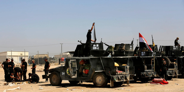Iraq's counter-terrorism forces are trying to re-take the Isis-held city of Fallujah. Photo / AP