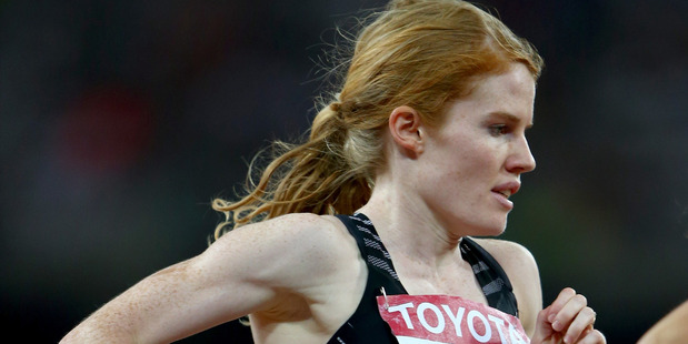 Angie Petty competes in the Women's 800 metres during the IAAF World Championships. Photo / Getty Images