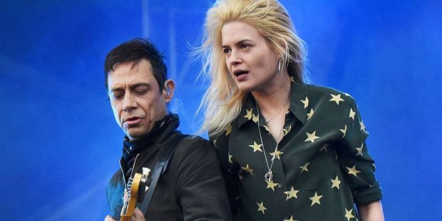 Jamie Hince and Alison Mosshart of The Kills. Photo . Getty Images