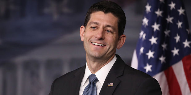 House Speaker Paul Ryan has come out in support of Donald Trump, ending a month-long delay in endorsing the Republican Party's presumptive presidential nominee. Photo / Getty
