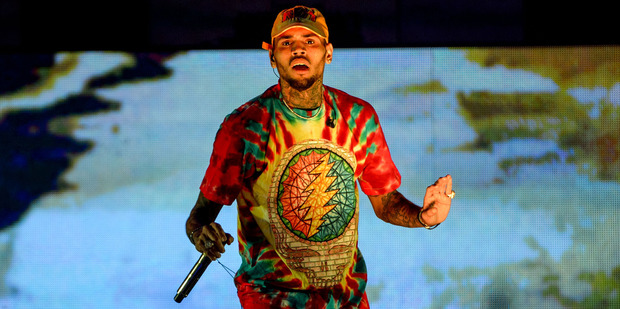 Chris Brown is being sued for "stealing" a fans hat. Photo / Getty Images