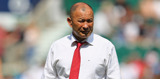 England coach Eddie Jones prior to kick off between Wales and England this morning (NZT). Photo / Getty Images