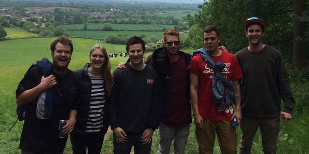 L-R Alex Manning, Victoria Mason, James Dyer, Matt Lester, Max Mitchell, Ben Kendall. Photo: Supplied