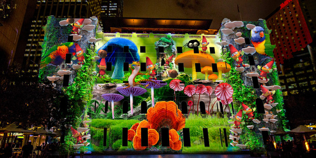 Vivid Sydney can be seen all over central Sydney and beyond. Photo / Supplied