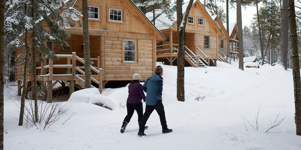 The deluxe Gorman Chairback lodges. Photo / Dennis Welch