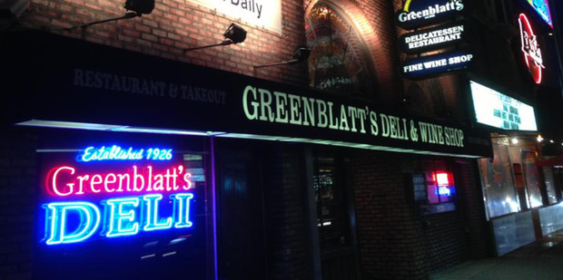 Greenblatt's Deli and Wine Store, Los Angeles.