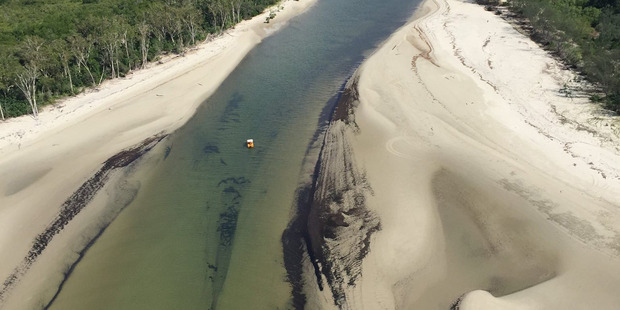 Cooper Creek south of Cape Tribulation where Cindy Waldron was taken by a crocodile. Photo / Supplied