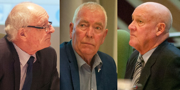 Councillors Rob Kent, Peter Bentley and Mike McVicker were criticised today for their boycotting of last week's council meeting. Photo/Ben Fraser