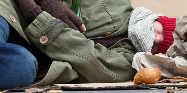 Ten per cent of New Zealand's homeless are living on the street, in cars, or in improvised dwellings. Photo / Getty Images