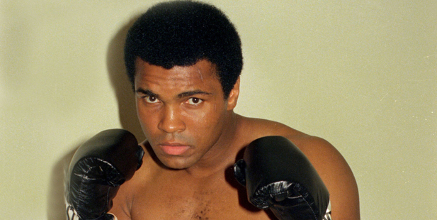 A 1974 photo of Muhammad Ali, the heavyweight champion whose fast fists and irrepressible personality transcended sports and captivated the world. Photo / AP