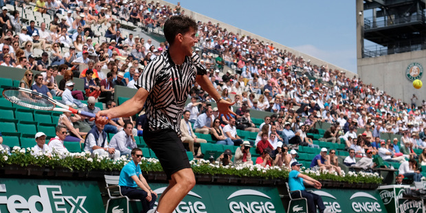 The punter had to get all nine legs of his multi-bet correct, which started with Austria's Dominic Thiem beating German Alexander Zverev in four sets at the French Open ($3.70). Photo / AP