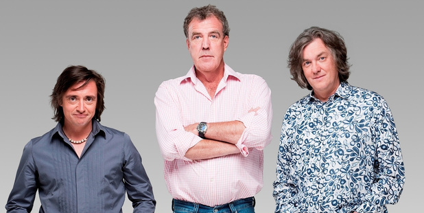 Former Top Gear team Richard Hammond Jeremy Clarkson and James May (BBC)