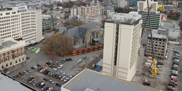 Treasury says anchor projects in the Christchurch CBD rebuild are at risk. Photo: File