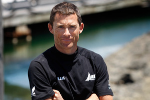 Board sailor Jon Paul Tobin. Photo / Richard Robinson.