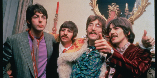 Paul McCartney, Ringo Starr, John Lennon and George Harrison. Photo / Supplied