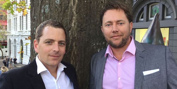 Accenture's Ben Morgan (L) and Michael Buckley.