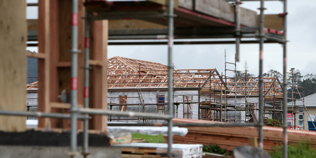 Construction remained the most optimistic sector at net 29 per cent positive for the year ahead. Photo / Michael Cunningham