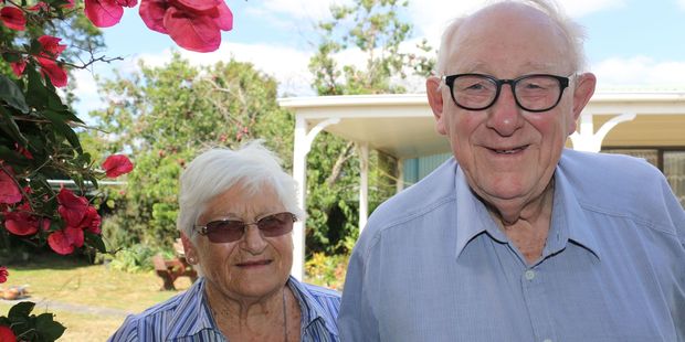 Ron Hughes with wife Patsy.PHOTO/FILE