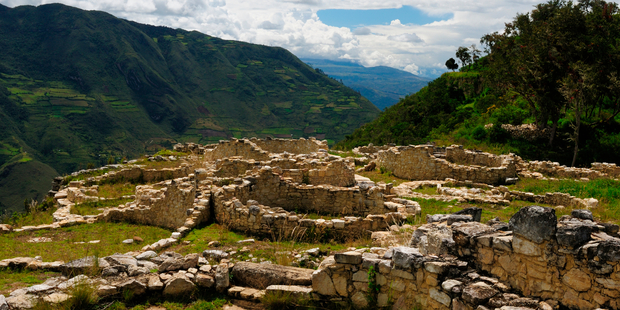The Kuelap Fortress was built by the Chacha people who lived in the fertile cloud forests. Photo / iStock