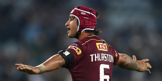 Johnathan Thurston during game 1 of State of Origin. Photo / Getty