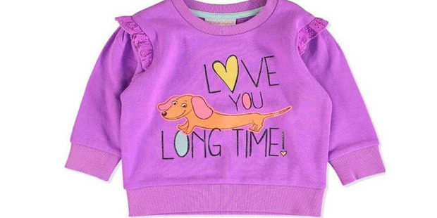 This jumper for toddlers sparked outrage from shoppers. Photo / best&less.com.au