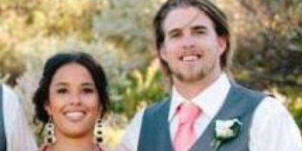 Ben Gerring with his fiance Jasmine Boyer. Photo: gofundme