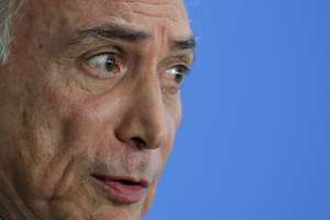 Brazil' acting President Michel Temer. Photo / AP