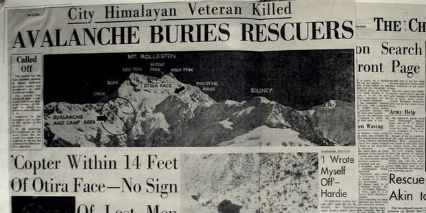 How the Christchurch Star reported the disaster in 1966. Photo / Supplied