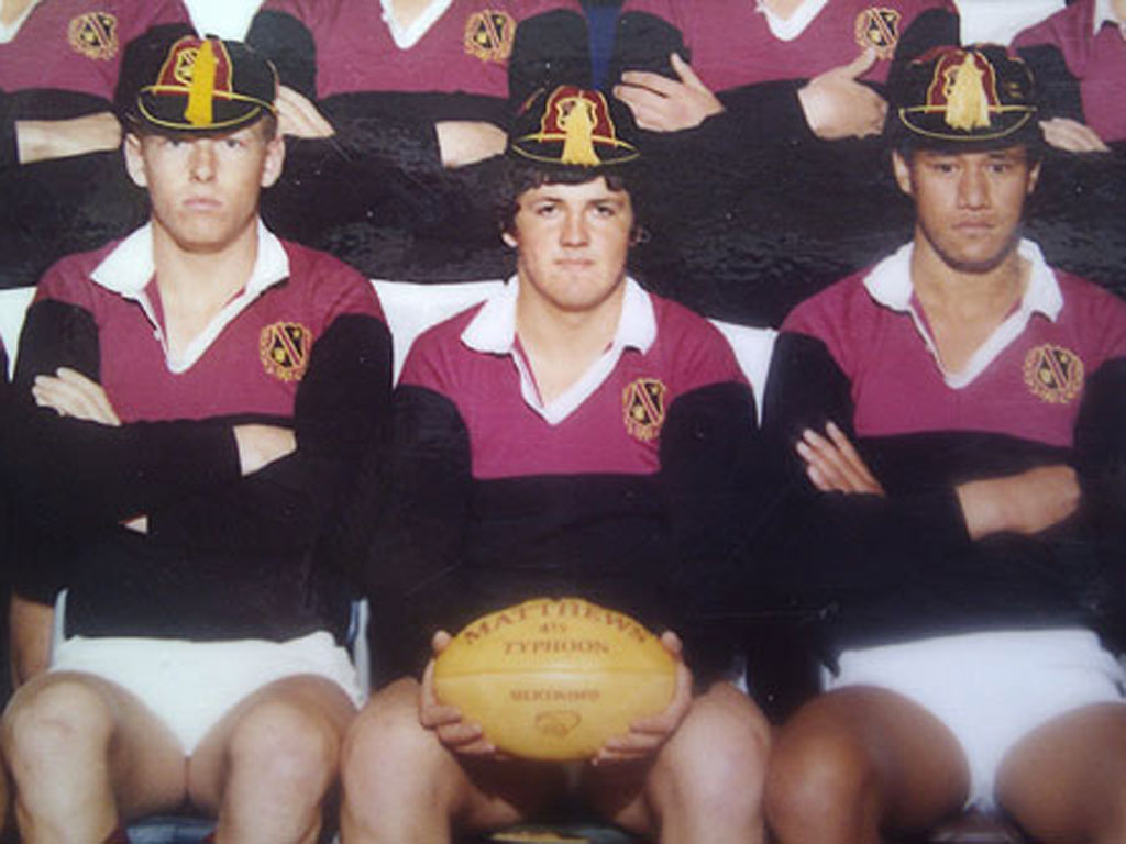 Hamilton Boys High school student Gatland.