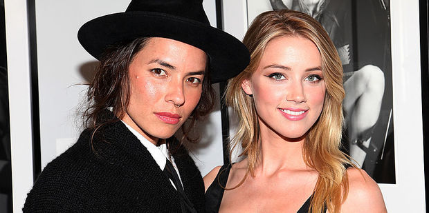 Tasya van Reeand Amber Heard claim that the cop who arrested Heard is "homophobic". Photo / Getty Images