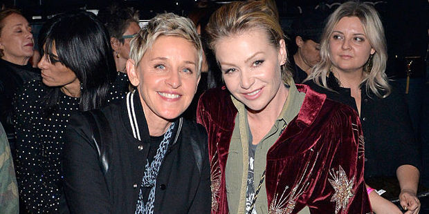 Ellen DeGeneres and Portia de Rossi don't think it is always fair to raise children in the spotlight. Photo / Getty Images