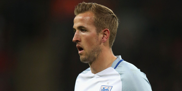 England striker in action during a friendly against Portugal at Wembley Stadium on Friday morning (NZT). Photo / Getty Images