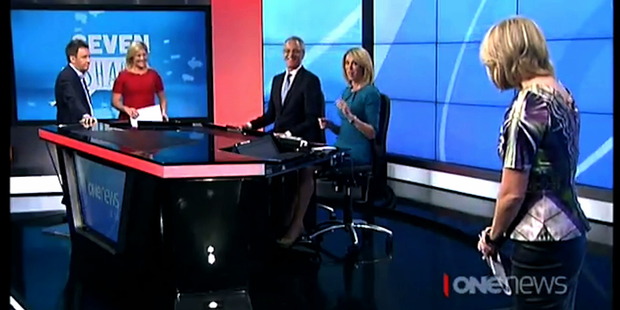 The team at One News won the award for most awkward banter of the week.