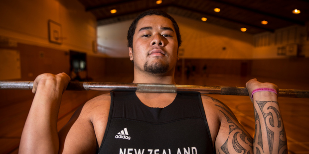 Montel Tivoli says weight lifting is great preparation for the challenges of life. Photo / Michael Craig
