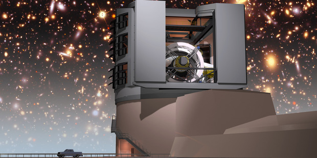 Researchers from the University of Auckland will be helping analyse data captured by the Large Synoptic Survey Telescope (LSST), now being built in northern Chile. Photo / Supplied