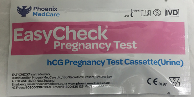 EasyCheck Pregnancy test cassette Supplied 8 JUNE 2016