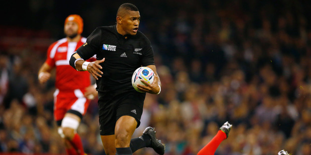 Waisake Naholo of the All Blacks. Photo / Getty Images.